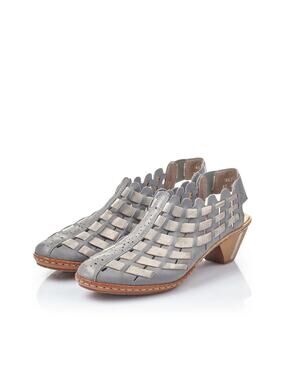 Rieker Sina 78 Heel Azur Grey Women's Size 36 US 5.5 Antistress Lightweight